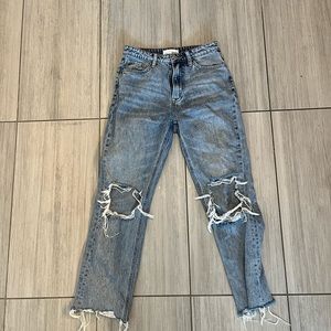 VERVET Distressed Ankle Jeans Size 26
